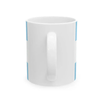 Flag of Costa Rica 1824 (Costa Rica) White Coffee Mug - Go Mug Yourself