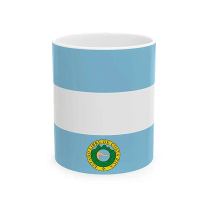 Flag of Costa Rica 1838-1840 (Costa Rica) White Coffee Mug 11oz - Go Mug Yourself