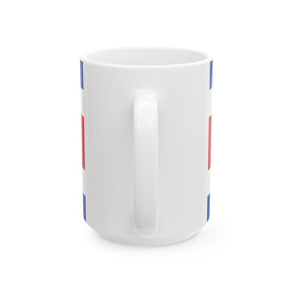 Flag of Costa Rica 1848-1906 (Costa Rica) White Coffee Mug-Go Mug Yourself