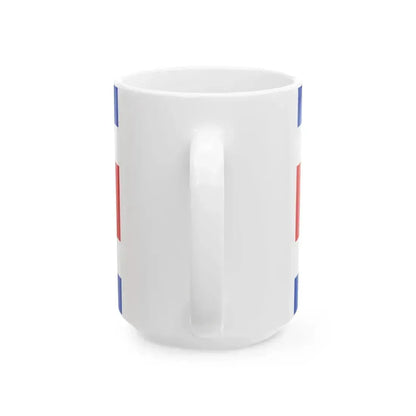 Flag of Costa Rica 1848-1906 (Costa Rica) White Coffee Mug - Go Mug Yourself