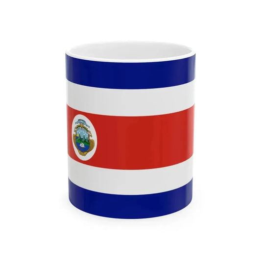 Flag of Costa Rica state 3-2 (Costa Rica) White Coffee Mug 11oz - Go Mug Yourself