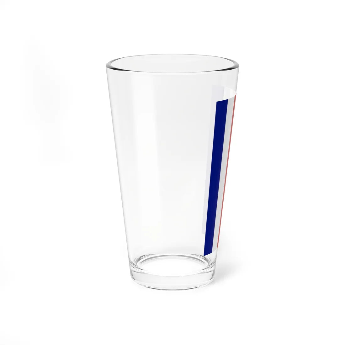 Flag of Costa Rica vertical (Costa Rica) Pint Glass 16oz - Go Mug Yourself