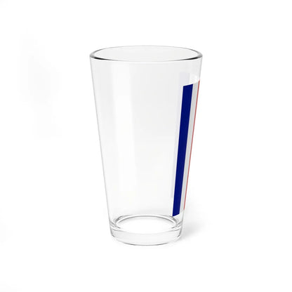 Flag of Costa Rica vertical (Costa Rica) Pint Glass 16oz - Go Mug Yourself