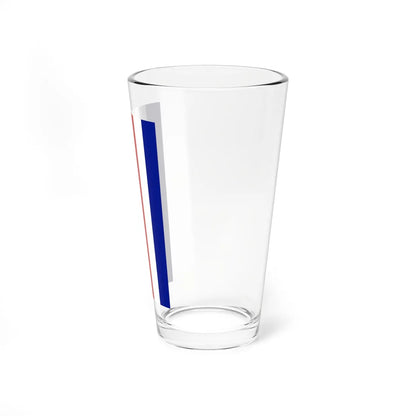 Flag of Costa Rica vertical (Costa Rica) Pint Glass 16oz - Go Mug Yourself