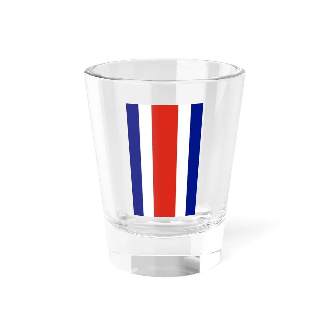 Flag of Costa Rica vertical (Costa Rica) Shot Glass 1.5oz 1.5oz - Go Mug Yourself