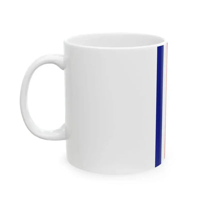 Flag of Costa Rica vertical (Costa Rica) White Coffee Mug - Go Mug Yourself