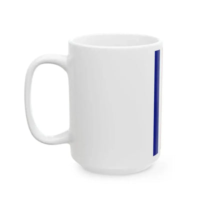 Flag of Costa Rica vertical (Costa Rica) White Coffee Mug - Go Mug Yourself