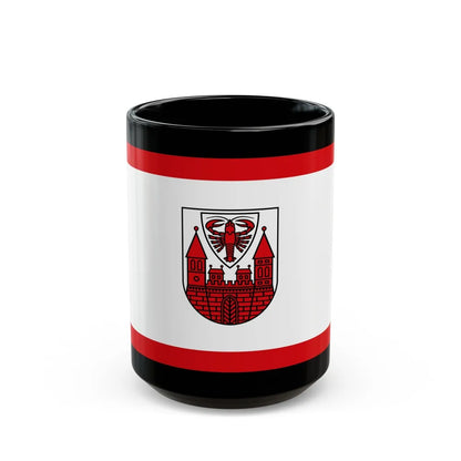 Flag of Cottbus Germany - Black Coffee Mug-15oz-Go Mug Yourself