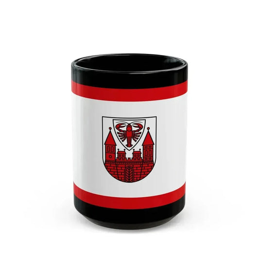 Flag of Cottbus Germany - Black Coffee Mug 15oz - Go Mug Yourself