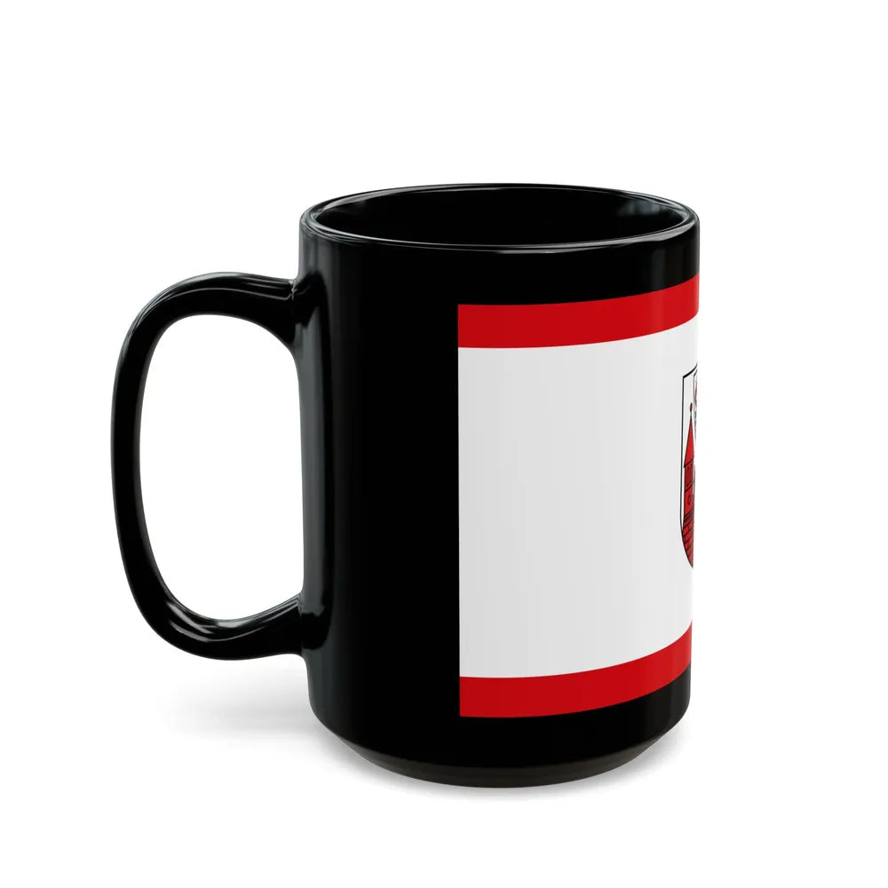 Flag of Cottbus Germany - Black Coffee Mug-Go Mug Yourself