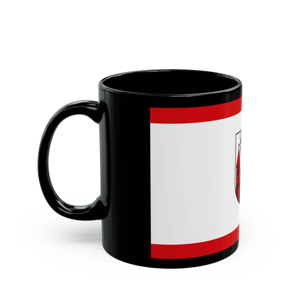 Flag of Cottbus Germany - Black Coffee Mug-Go Mug Yourself