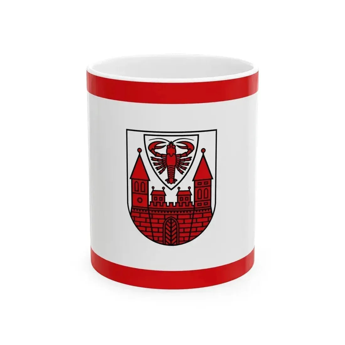 Flag of Cottbus Germany - White Coffee Mug 11oz - Go Mug Yourself