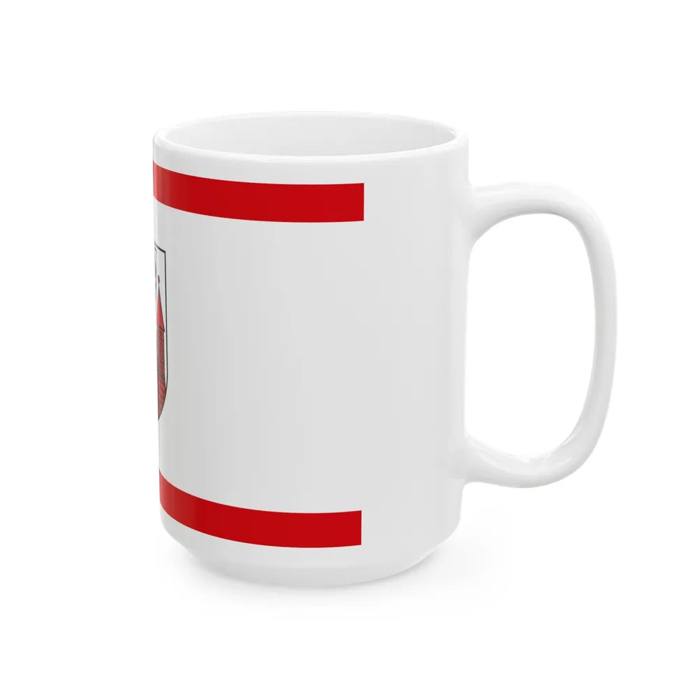 Flag of Cottbus Germany - White Coffee Mug-Go Mug Yourself