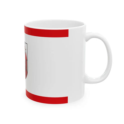 Flag of Cottbus Germany - White Coffee Mug-Go Mug Yourself