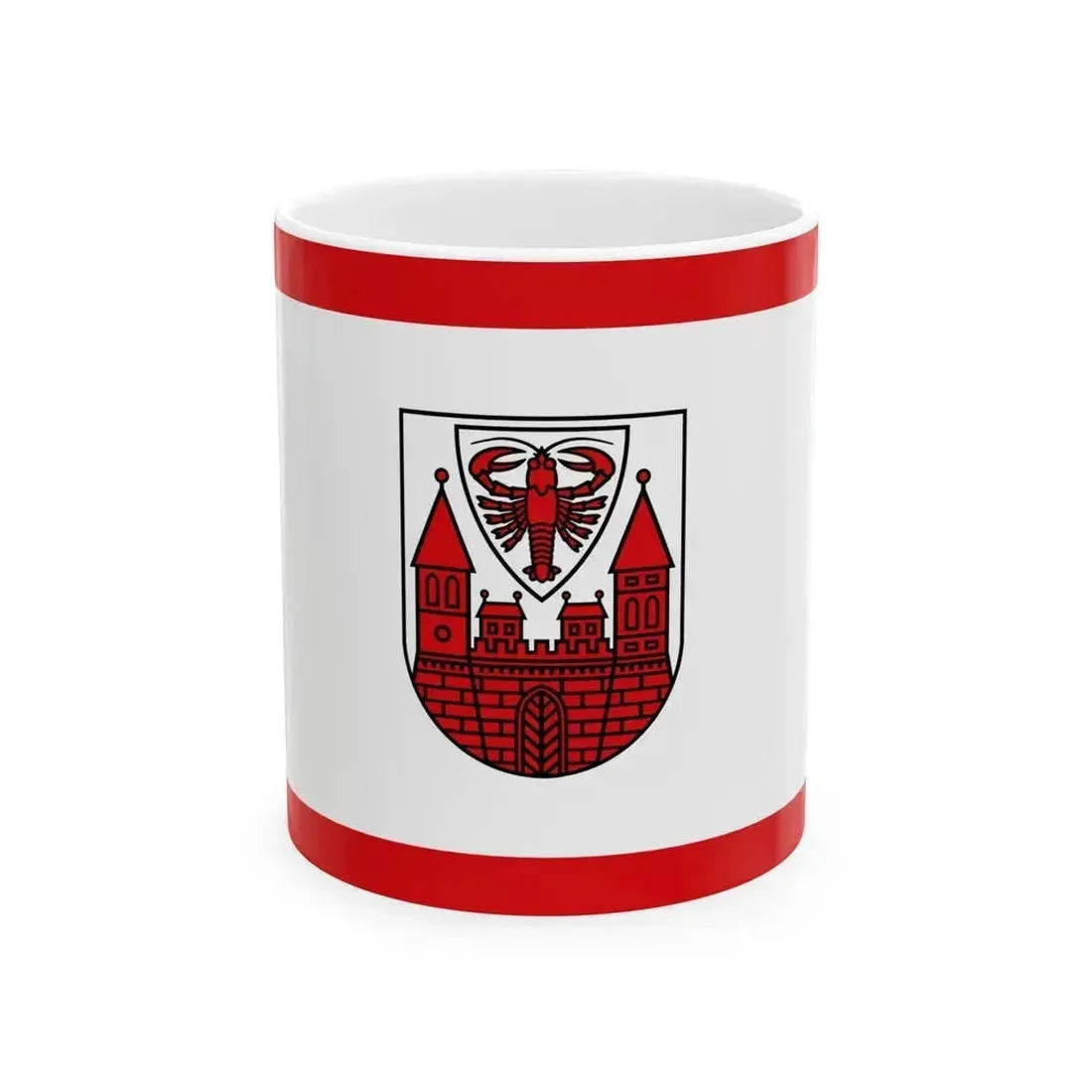 Flag of Cottbus Germany - White Coffee Mug - Go Mug Yourself