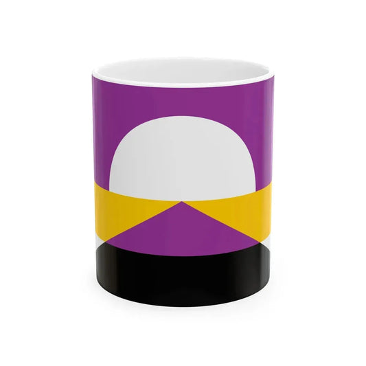 Flag of Countryside Kansas textless (United States) White Coffee Mug 11oz - Go Mug Yourself