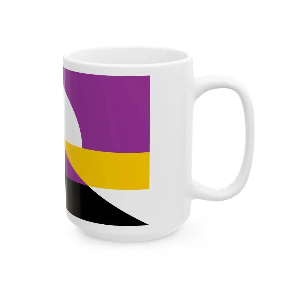 Flag of Countryside Kansas textless (United States) White Coffee Mug - Go Mug Yourself
