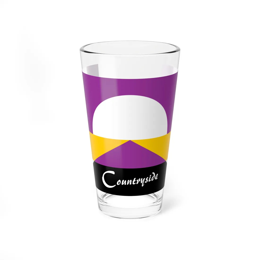 Flag of Countryside Kansas (United States) Pint Glass 16oz 16oz - Go Mug Yourself