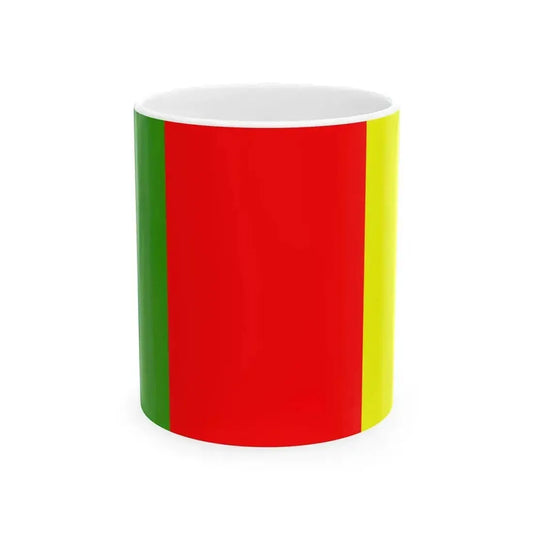 Flag of county Carlow (Ireland) White Coffee Mug 11oz - Go Mug Yourself