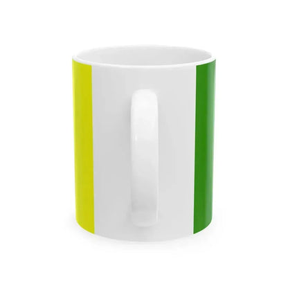 Flag of county Carlow (Ireland) White Coffee Mug - Go Mug Yourself