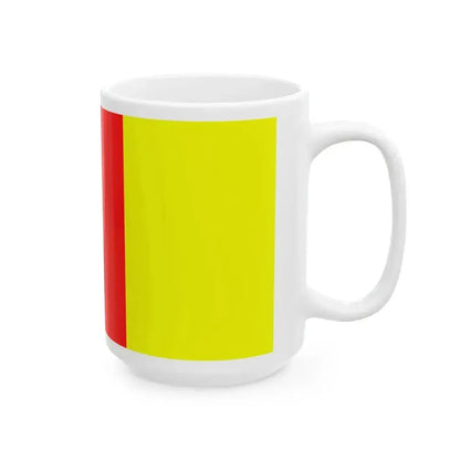 Flag of county Carlow (Ireland) White Coffee Mug - Go Mug Yourself