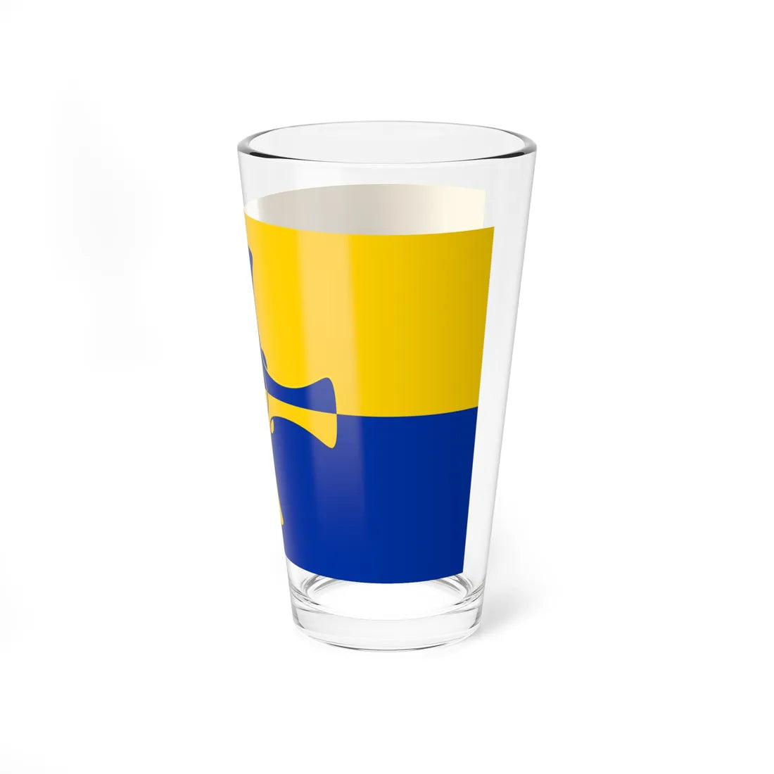Flag of County Durham (England) Pint Glass 16oz - Go Mug Yourself