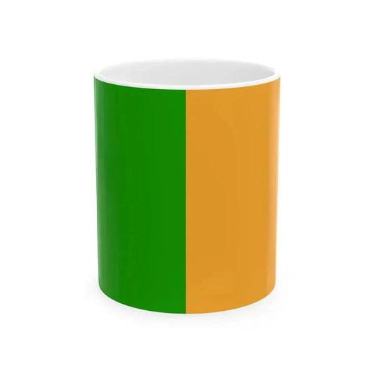 Flag of county Kerry (Ireland) White Coffee Mug 11oz - Go Mug Yourself