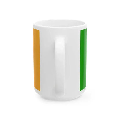 Flag of county Kerry (Ireland) White Coffee Mug - Go Mug Yourself
