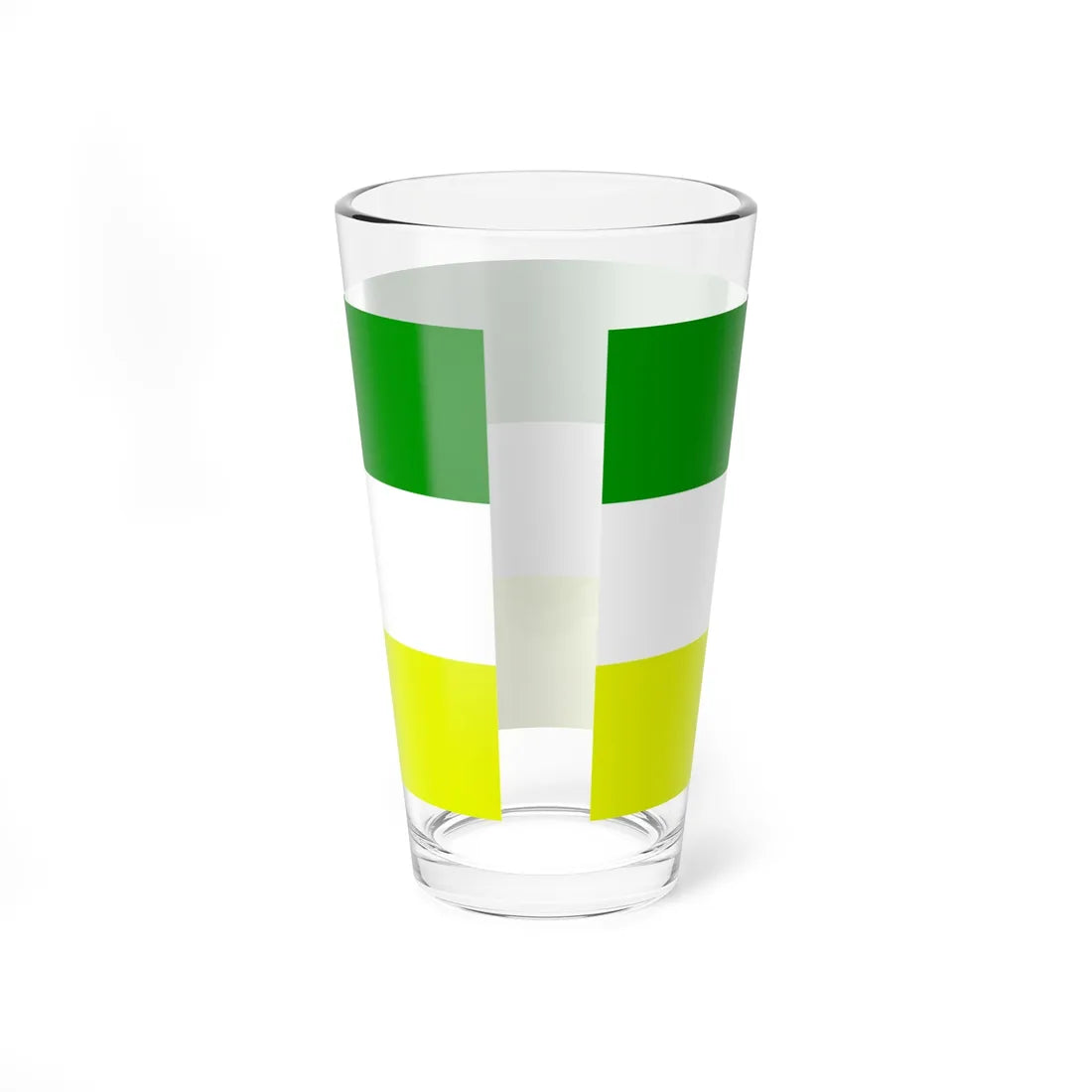 Flag of county Offaly - alternative (Ireland) Pint Glass 16oz - Go Mug Yourself