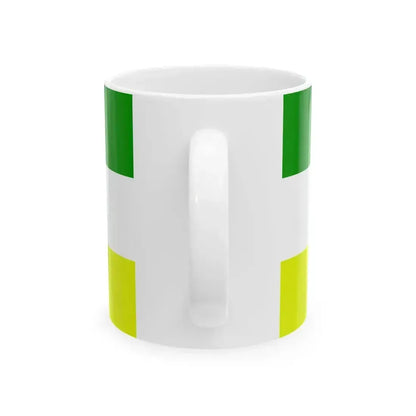 Flag of county Offaly - alternative (Ireland) White Coffee Mug - Go Mug Yourself