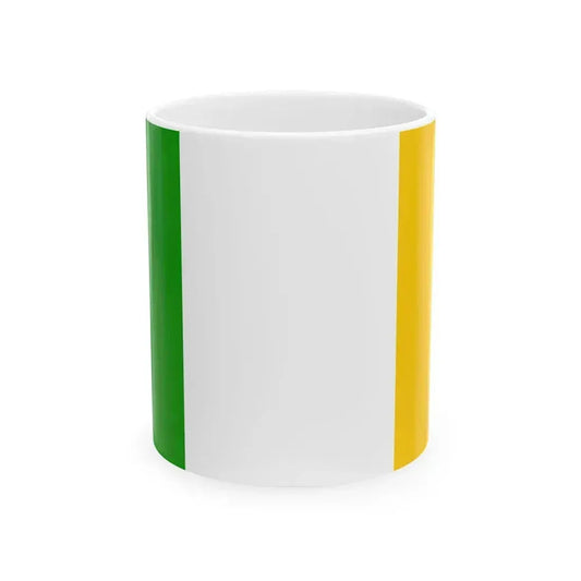 Flag of county Offaly (Ireland) White Coffee Mug 11oz - Go Mug Yourself