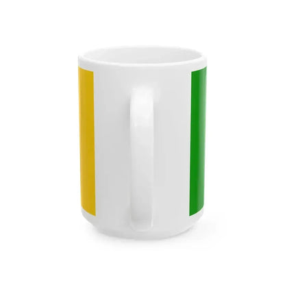 Flag of county Offaly (Ireland) White Coffee Mug - Go Mug Yourself