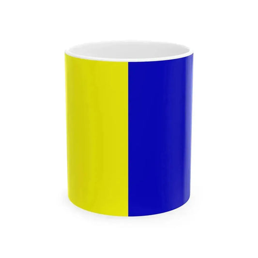 Flag of county Roscommon (Ireland) White Coffee Mug 11oz - Go Mug Yourself