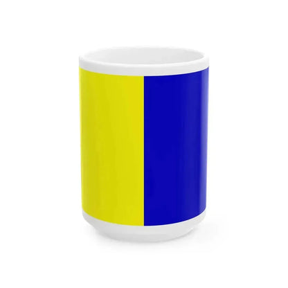 Flag of county Roscommon (Ireland) White Coffee Mug 15oz - Go Mug Yourself