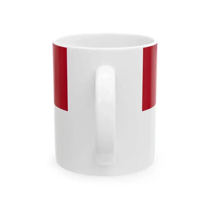 Flag of Courland civil (Latvia) White Coffee Mug - Go Mug Yourself