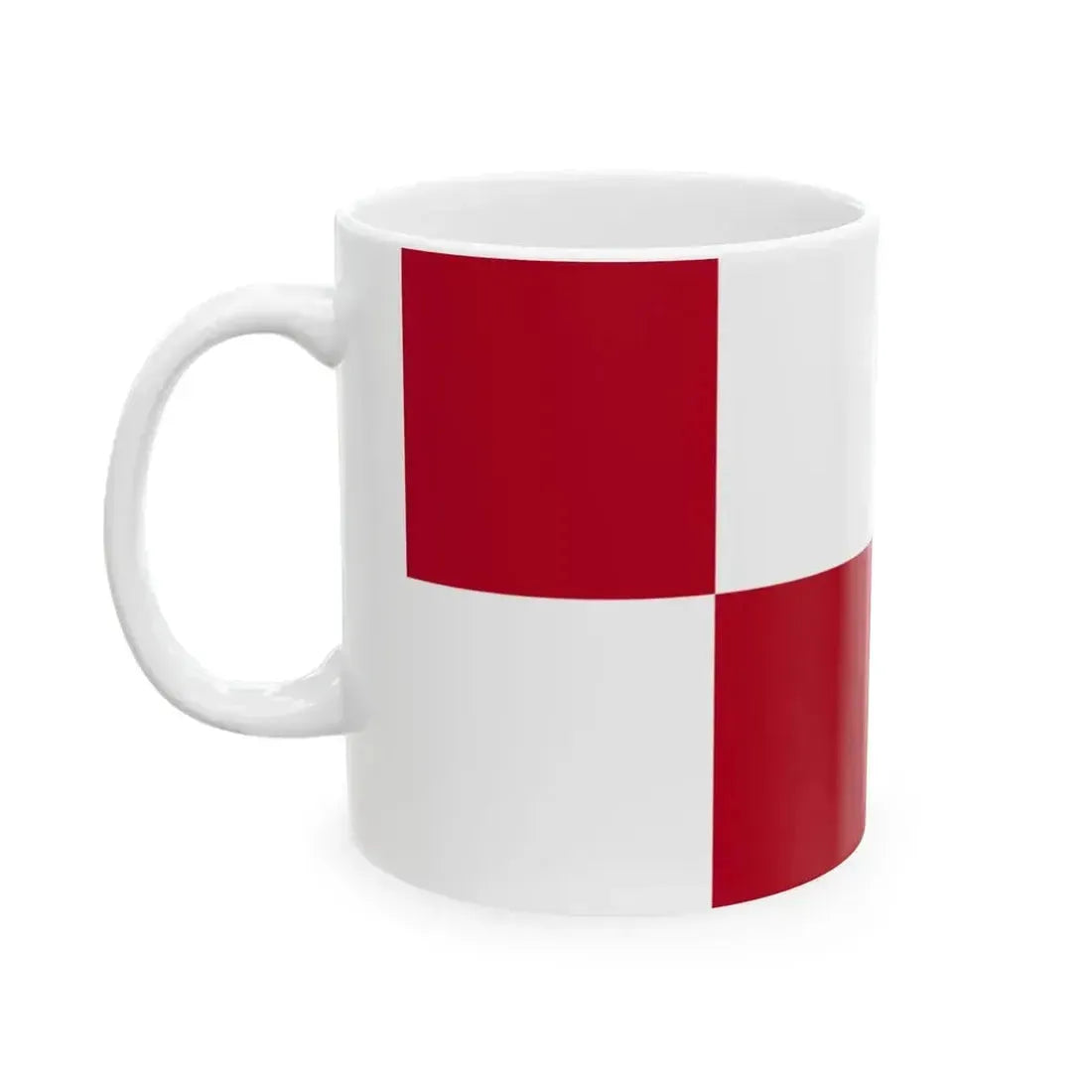 Flag of Courland civil (Latvia) White Coffee Mug - Go Mug Yourself