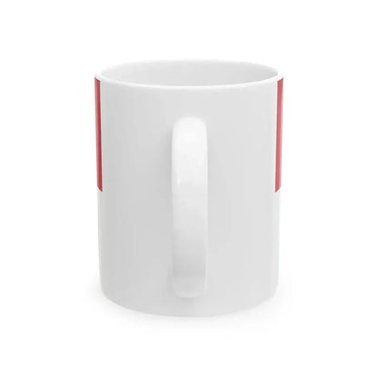 Flag of courland (Latvia) White Coffee Mug - Go Mug Yourself