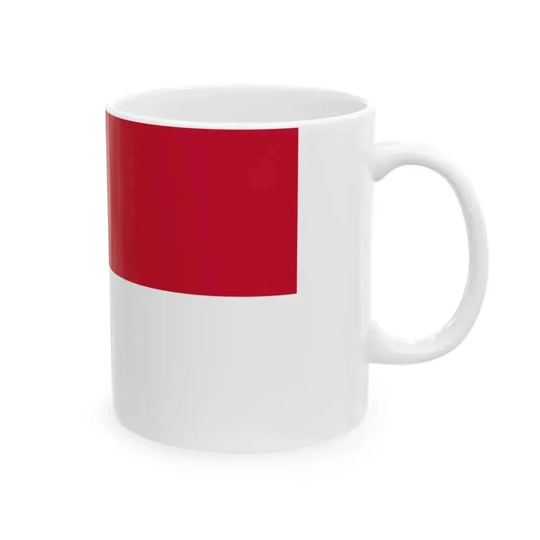 Flag of courland (Latvia) White Coffee Mug - Go Mug Yourself