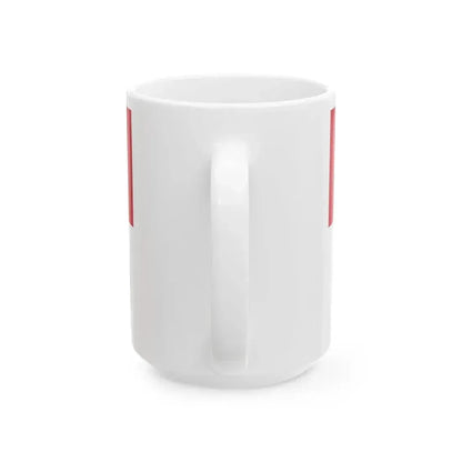 Flag of courland (Latvia) White Coffee Mug - Go Mug Yourself