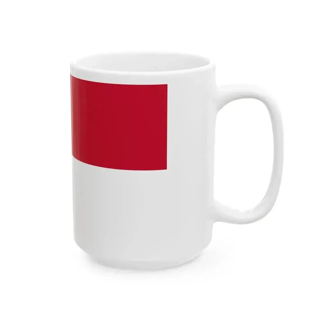 Flag of courland (Latvia) White Coffee Mug - Go Mug Yourself
