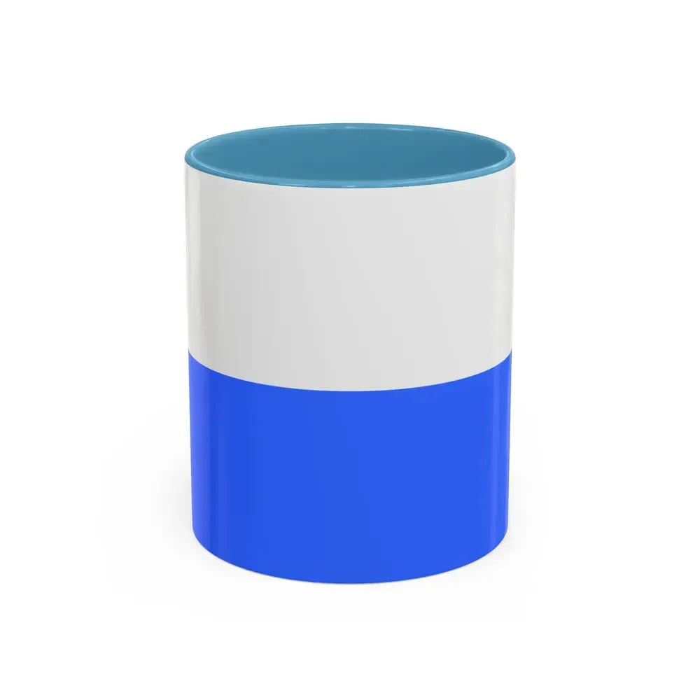 Flag of Cracow Poland - Accent Coffee Mug 11oz Light Blue - Go Mug Yourself