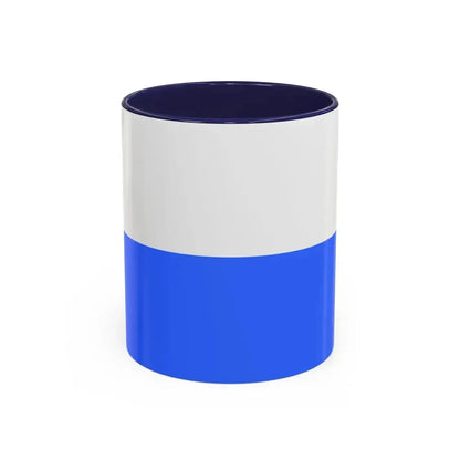Flag of Cracow Poland - Accent Coffee Mug 11oz Navy - Go Mug Yourself