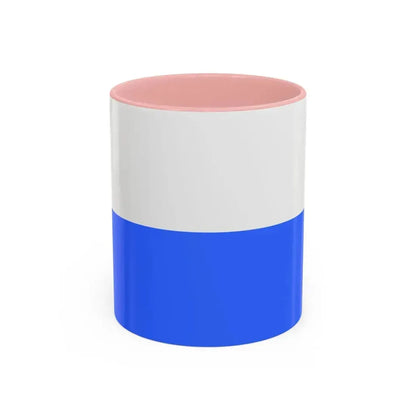 Flag of Cracow Poland - Accent Coffee Mug 11oz Pink - Go Mug Yourself