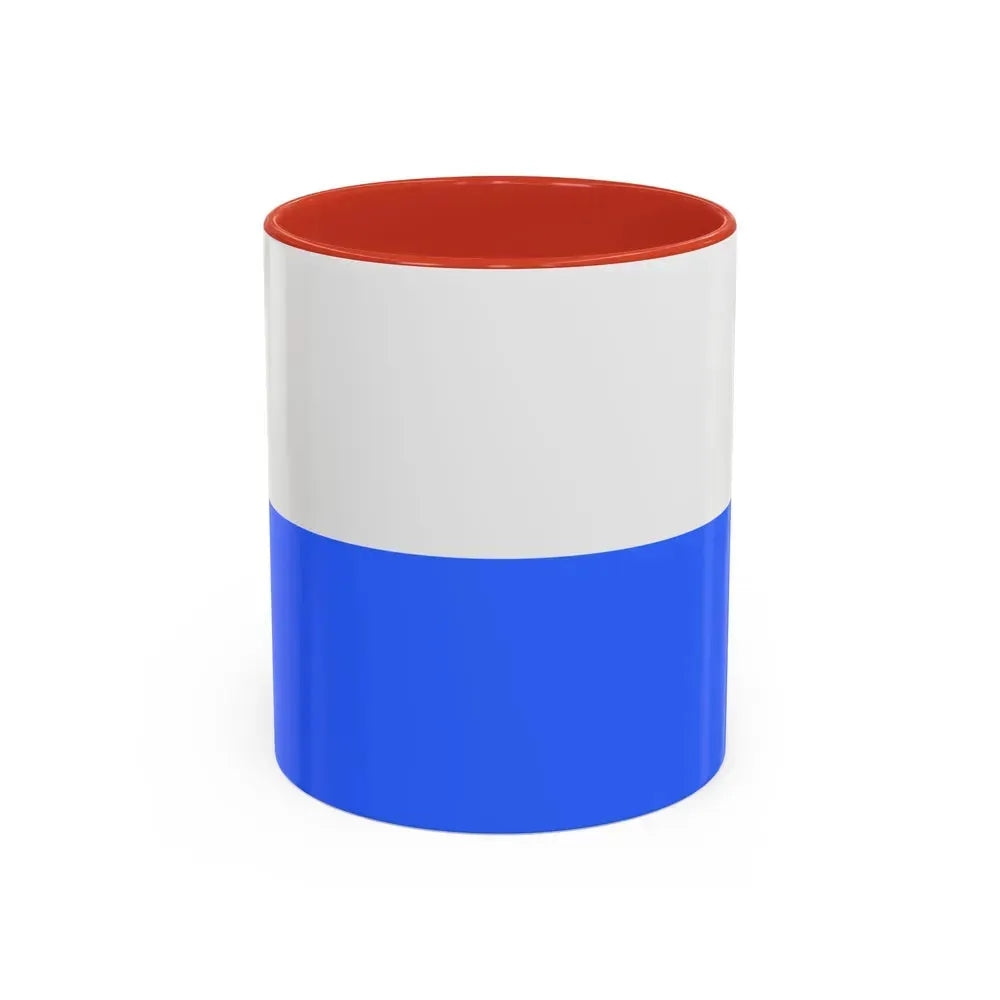 Flag of Cracow Poland - Accent Coffee Mug 11oz Red - Go Mug Yourself