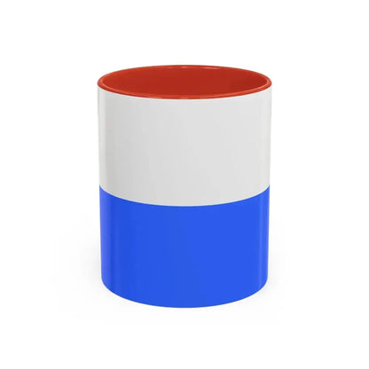 Flag of Cracow Poland - Accent Coffee Mug 11oz Red - Go Mug Yourself