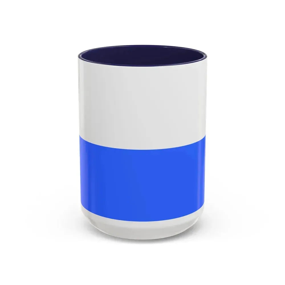 Flag of Cracow Poland - Accent Coffee Mug 15oz Navy - Go Mug Yourself