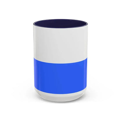 Flag of Cracow Poland - Accent Coffee Mug 15oz Navy - Go Mug Yourself