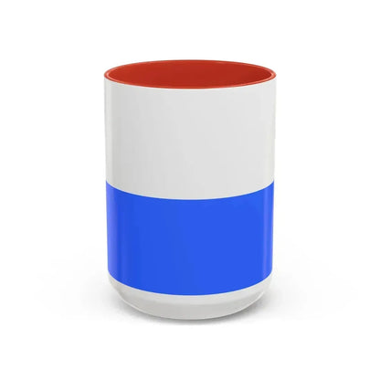 Flag of Cracow Poland - Accent Coffee Mug 15oz Red - Go Mug Yourself
