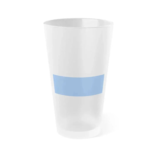 Flag of Cracow Poland - Frosted Pint Glass 16oz 16oz Frosted - Go Mug Yourself