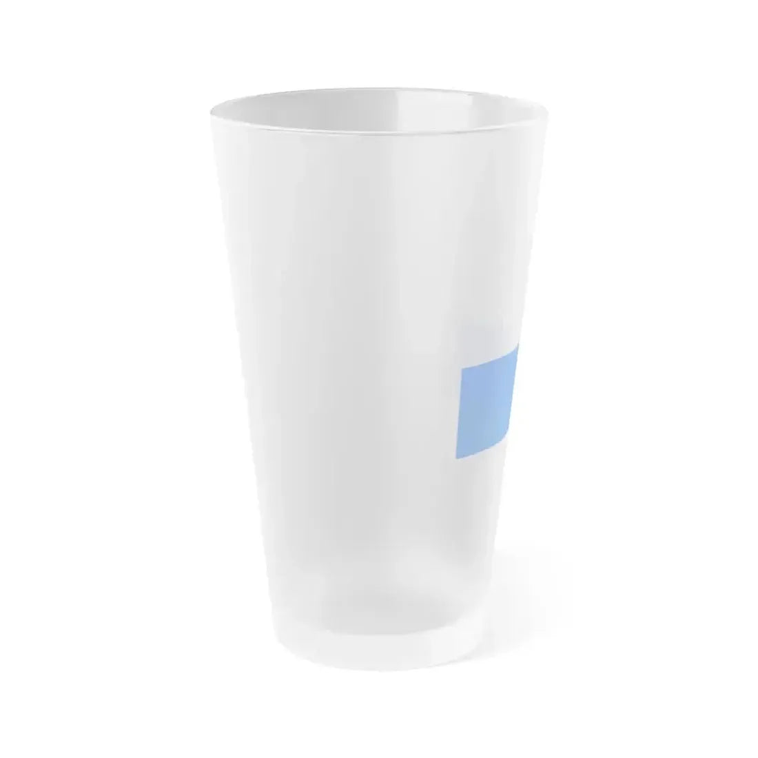 Flag of Cracow Poland - Frosted Pint Glass 16oz - Go Mug Yourself